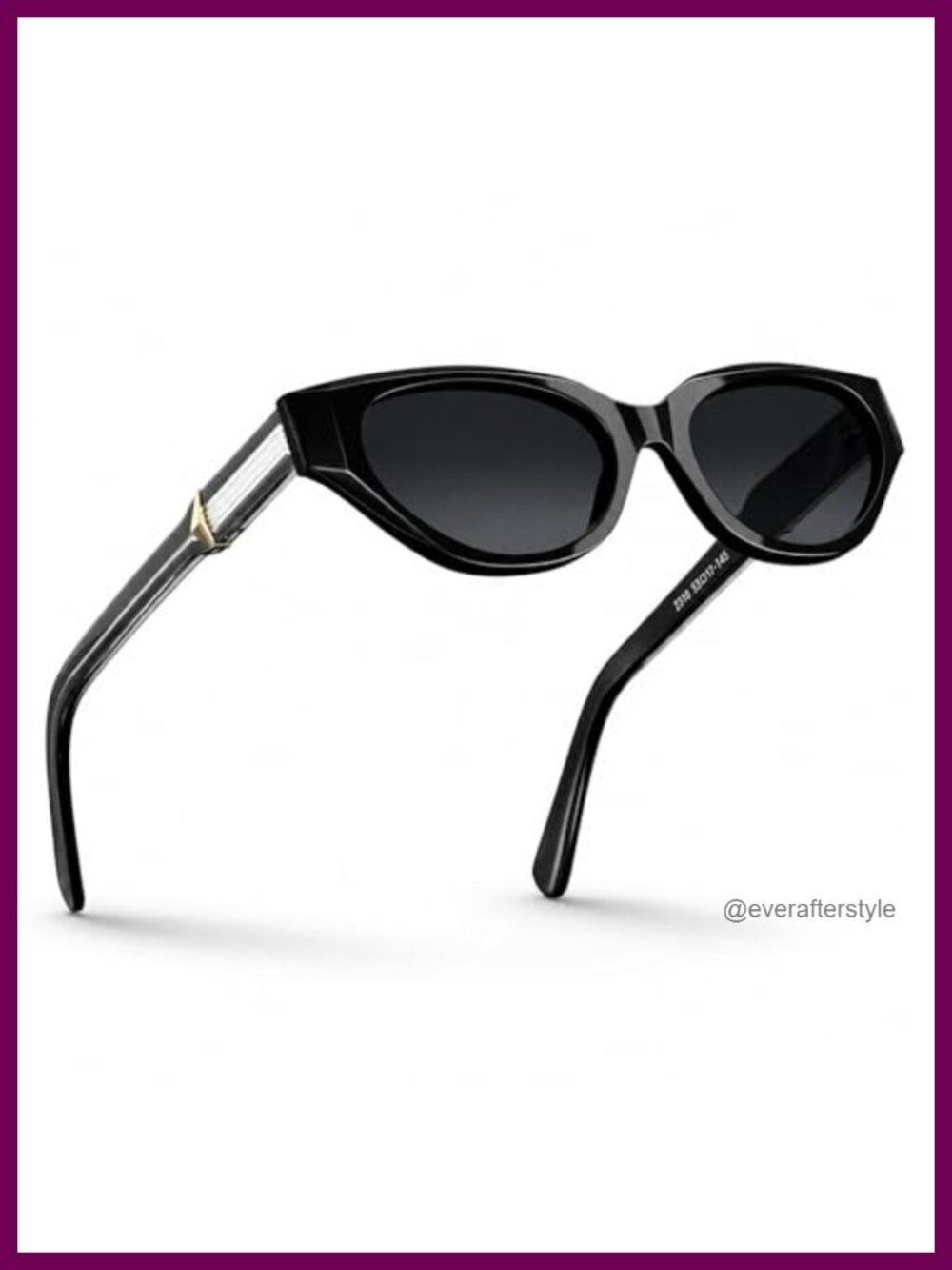 Polarized Cat Eye Sunglasses Acetate Frame UV Protection Pin Hinge